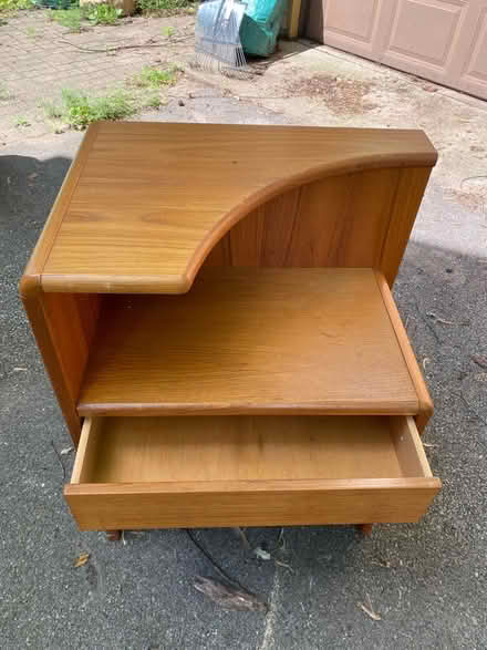 Photo of free Two nightstands and chair (60067) #3