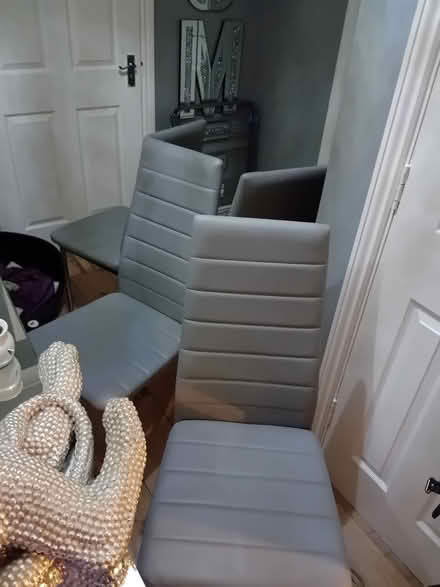 Photo of free 4x grey dining chairs (Horsham) #2