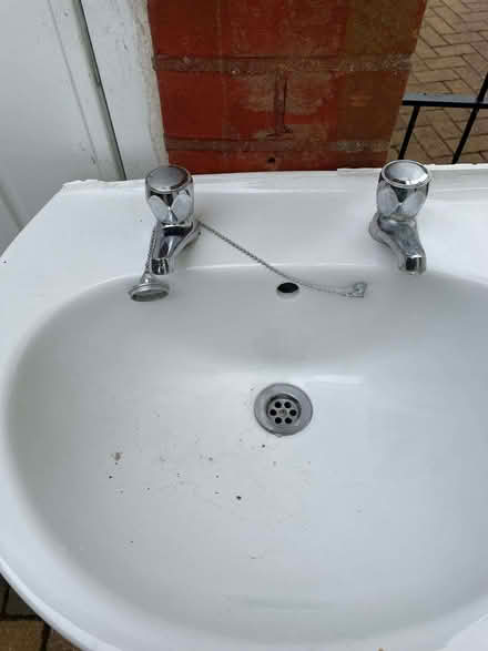 Photo of free Pedestal sink with taps (Cringleford NR4) #4