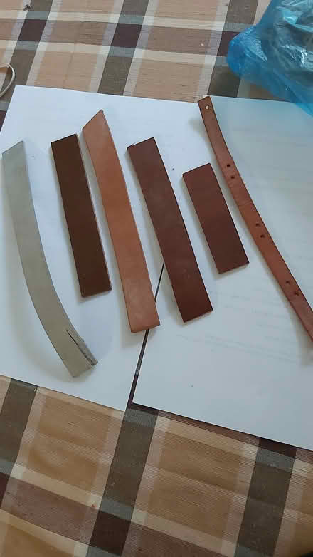Photo of free Thick leather strips (Ramsden Heath CM11) #1