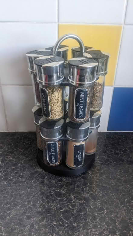Photo of free Spice rack that holds 12 spice jars (Springfield CM1) #1