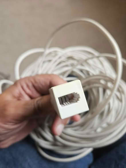 Photo of free Telephone extension cable 21 metres (Leicester Forest East LE3) #4