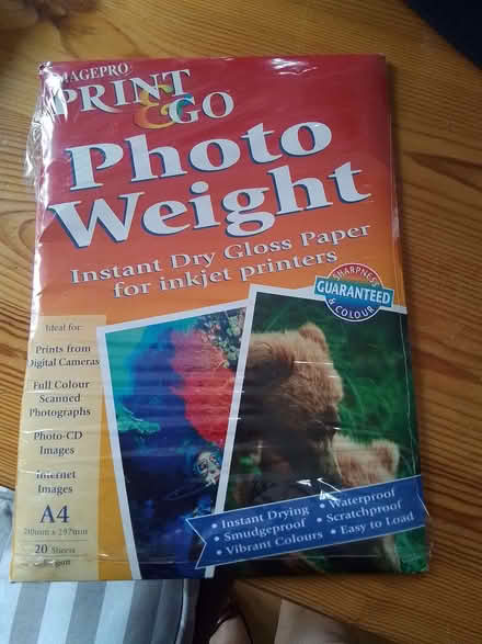 Photo of free A4 Photo Weight paper (North Town SL6) #1