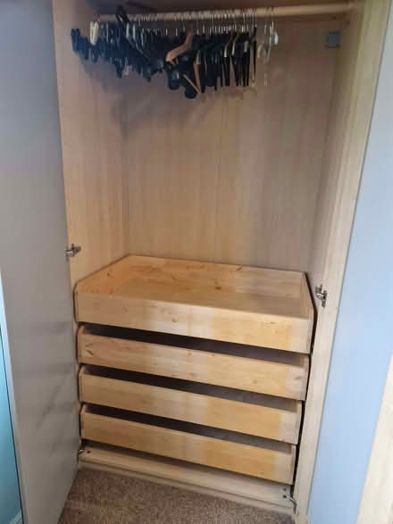 Photo of free Ikea wardrobes and variety of internal drawers etc (Waterlooville PO7) #2