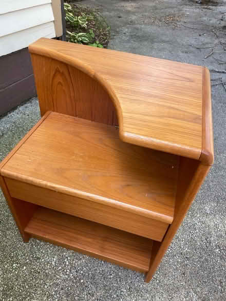 Photo of free Two nightstands and chair (60067) #2