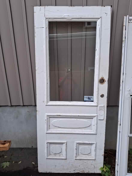 Photo of free Old solid wood exterior door (56 Anna Ave) #1