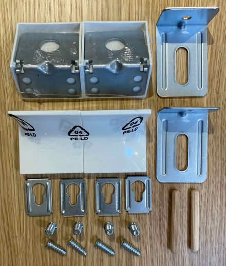 Photo of free Bookshelf mounting kits - brackets and screws (London Rd Station area BN1) #1