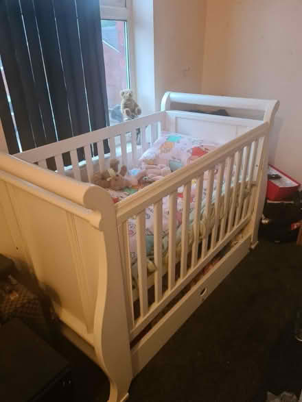 Photo of free Beautiful large cot (Lees OL4) #2