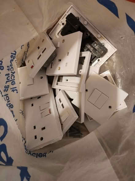 Photo of free Bag of facing plates and switches (Cringleford NR4) #1
