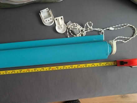 Photo of free 4ft Blue Blind with fittings (furzton MK4) #2