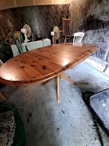 Photo of free Wooden table (Wick Farm HP23) #1