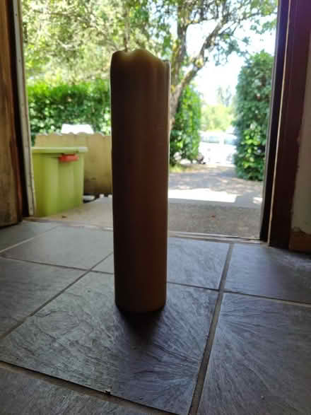 Photo of free Tall candle (Victory Heights, North Seattle) #1