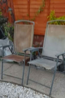 Photo of free Two Foldable Garden Chairs (Chesterfield S40) #1