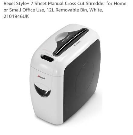 Photo of free Paper shredder (LE67 Bagworth) #1