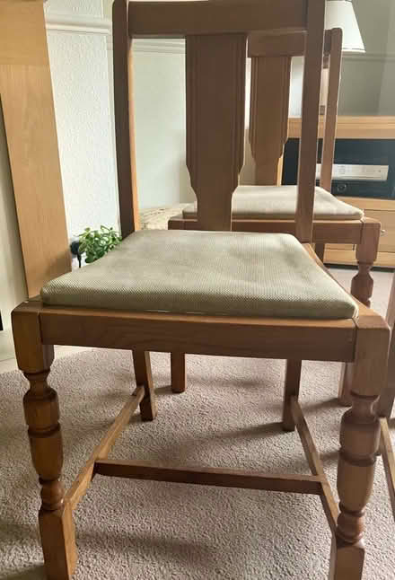Photo of free Oak dining chairs (Church Crookham GU52) #2
