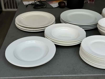 Photo of free Selection of white plates and bowls (Crowthorne, RG45) #2