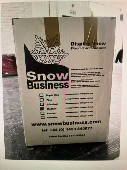 Photo of free Fake snow - artificial display snow (NW10) #2