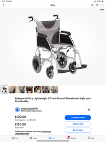 Photo of Wheelchair (Monkwick CO2) #1