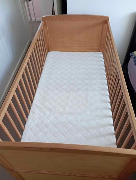 Photo of free Cot, mattress and play mat (Preston PR2) #2