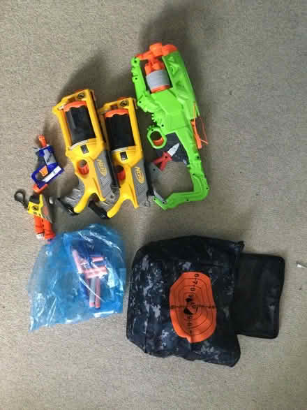 Photo of free Nerf guns and bullets (Bassingbourn (SG8)) #1