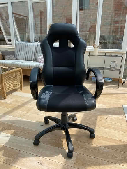Photo of free Office chair in black (Ampthill MK45) #2