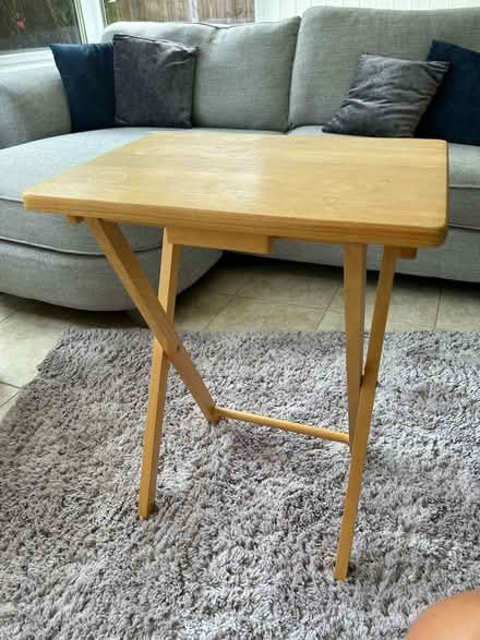 Photo of free TV stand / table - rubber wood (NR Hatfield AL7) #2