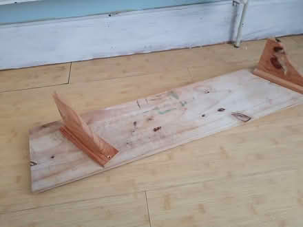Photo of free Wooden shelf (Newfoundpool LE3) #1