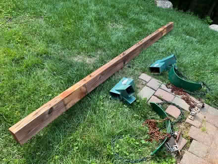 Photo of free A-frame swingset beam/parts (Southwest St Louis County) #1