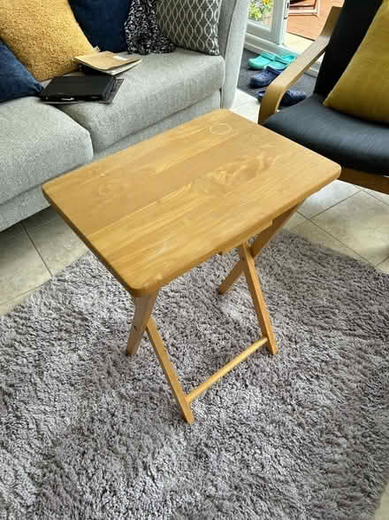 Photo of free TV stand / table - rubber wood (NR Hatfield AL7) #1