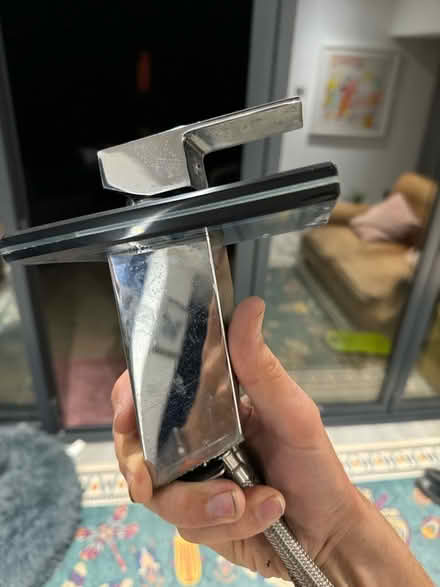 Photo of free Chrome/glass Mixer tap (Crowthorne, RG45) #1