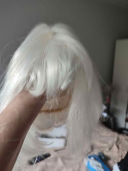 Photo of free White Wig for Costume party, Cosplay etc (Burbage LE10) #1