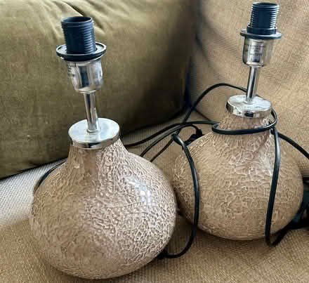 Photo of free 2 Lamp Bases. (Kelsall CW6) #1