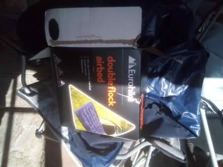 Photo of free Double flocked airbed, punctured (Mangotsfield, BS16) #2