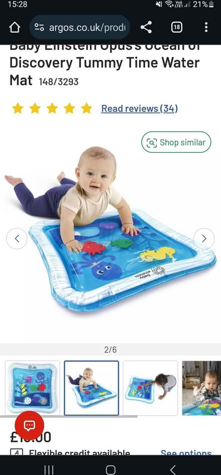 Photo of free Tummy time water mat (Sale M33) #2