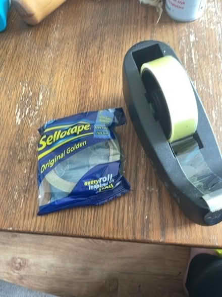 Photo of free Sellotape holder and sellotape (Gyle EH12) #1