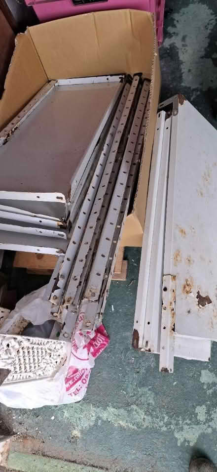 Photo of free Metal shelves or scrap metal (Mansfield NG19) #1