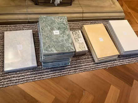 Photo of free Bathroom tiles - assorted (Nascot Wood WD17) #1