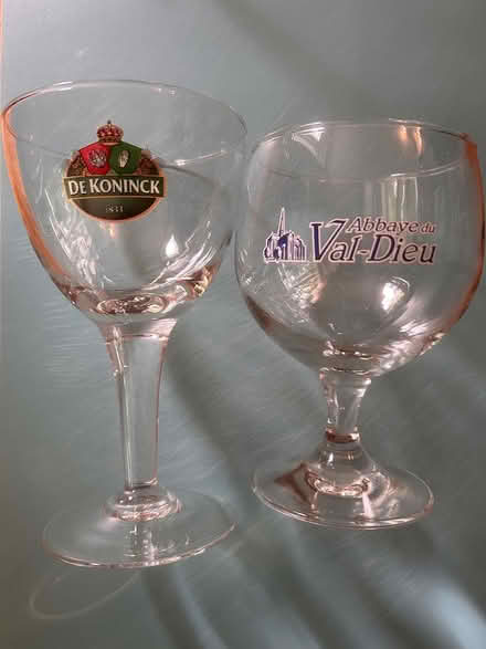 Photo of free Two beer glasses (SE10 near Deptford Bridge DLR) #1