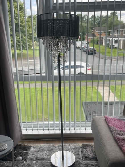 Photo of free Silver standing lamp (Elmdon Heath B92) #1