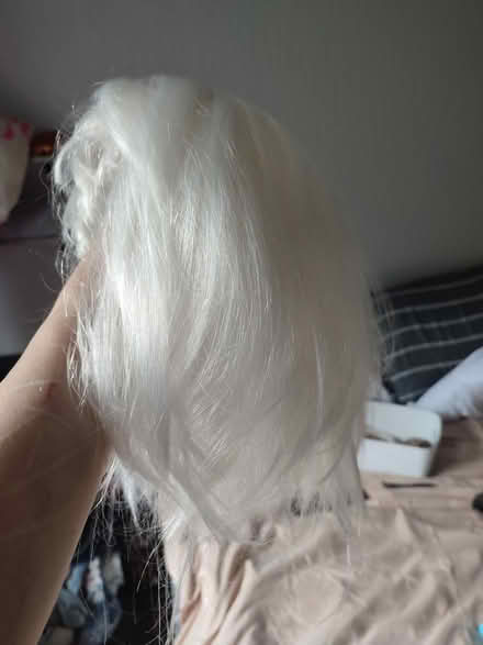Photo of free White Wig for Costume party, Cosplay etc (Burbage LE10) #2