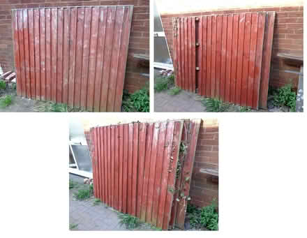 Photo of free Three Fence Panels (Bolsover S44) #1
