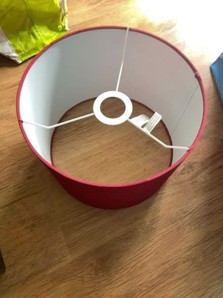 Photo of free Small red lamp shade (Gyle EH12) #1