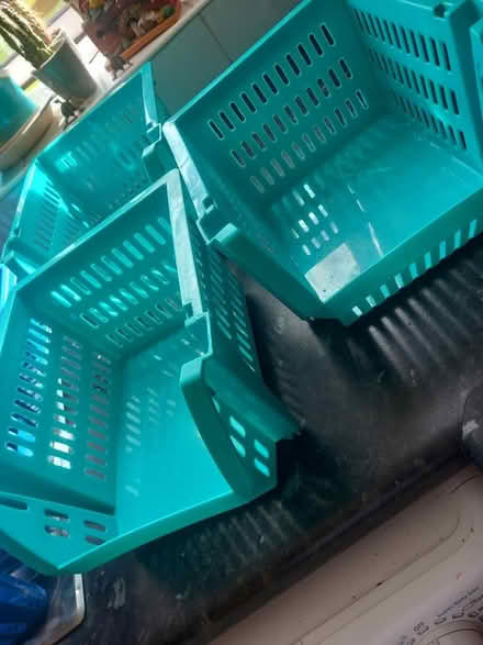 Photo of free Green storage interlockable baskets (Fulwood) #1