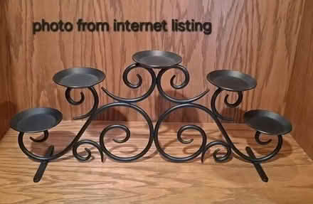 Photo of free Partylite Hearthside Pillar Stand P7412 wrought iron candleholder #3