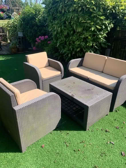 Photo of free Garden chairs and table (Handcross/ near Crawley) #1