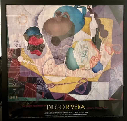 Photo of free Framed Diego Rivera museum poster (Near Slaters Lane.) #1