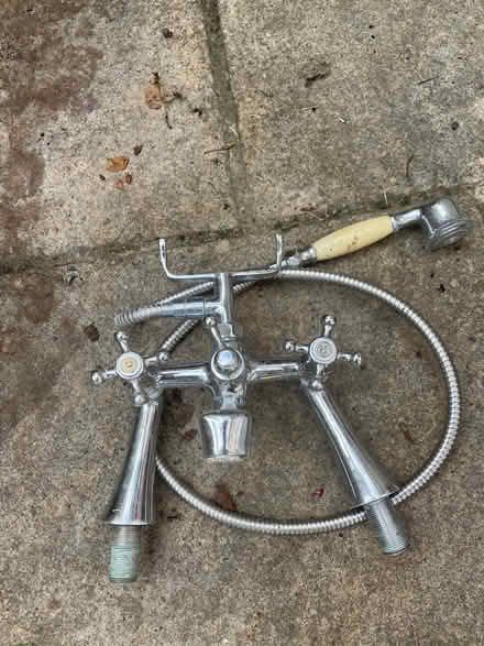 Photo of free BS16 area Silver Bath mixer taps and shower head (The Batch BS30) #3