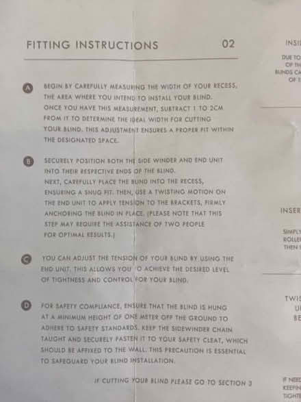 Photo of free Fittings for no-drill roller blind (Hurdsfield SK11) #2