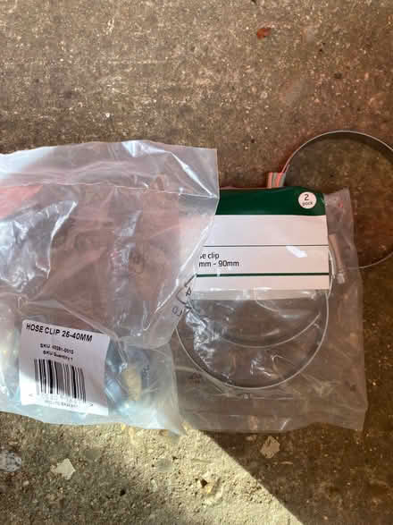 Photo of free Metal hose clips (Witham CM8) #1