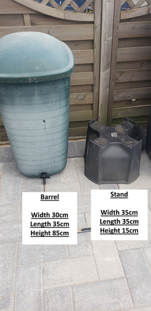 Photo of free Rain Barrel and Stand (EN8) #1